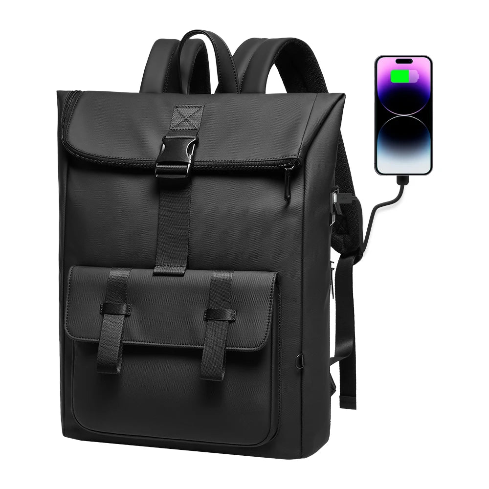 Sac a Dos Roll Top Femmes Hommes 17Inch Waterproof Large Business Travel Laptop Student College Backpack Laptop Backpack for Men