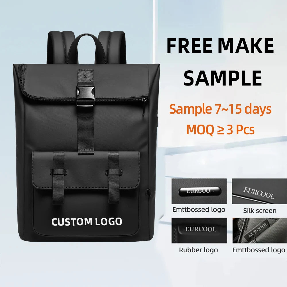 Sac a Dos Roll Top Femmes Hommes 17Inch Waterproof Large Business Travel Laptop Student College Backpack Laptop Backpack for Men