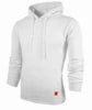 Fashion Custom Logo Stylish Hot Selling Long Sleeve Solid Color Hooded Pull Over Sweatshirts for Men