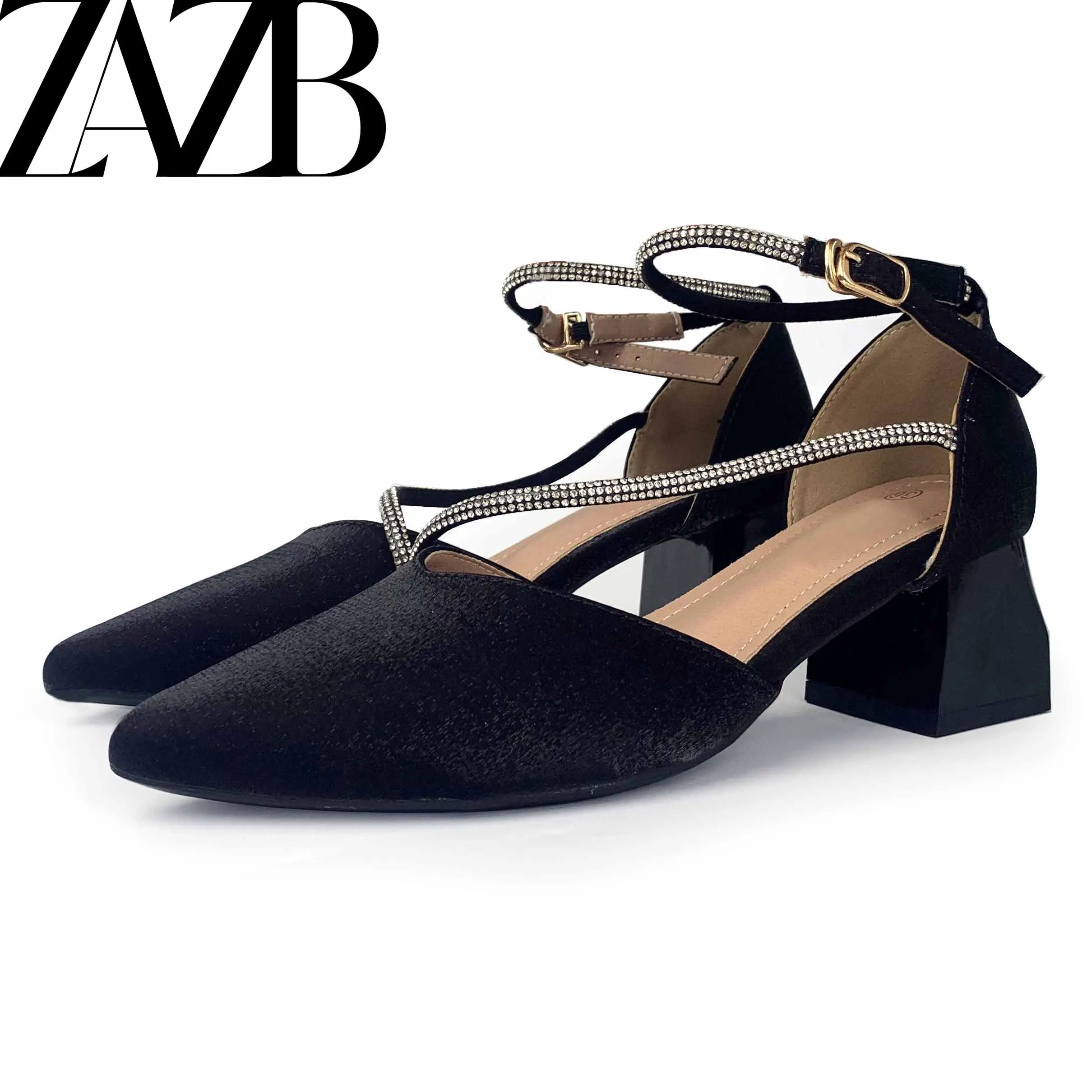 Custom square Designer Shoes Summer  Sandals  Women and Ladies High Heels Luxury  Femmes Fashion