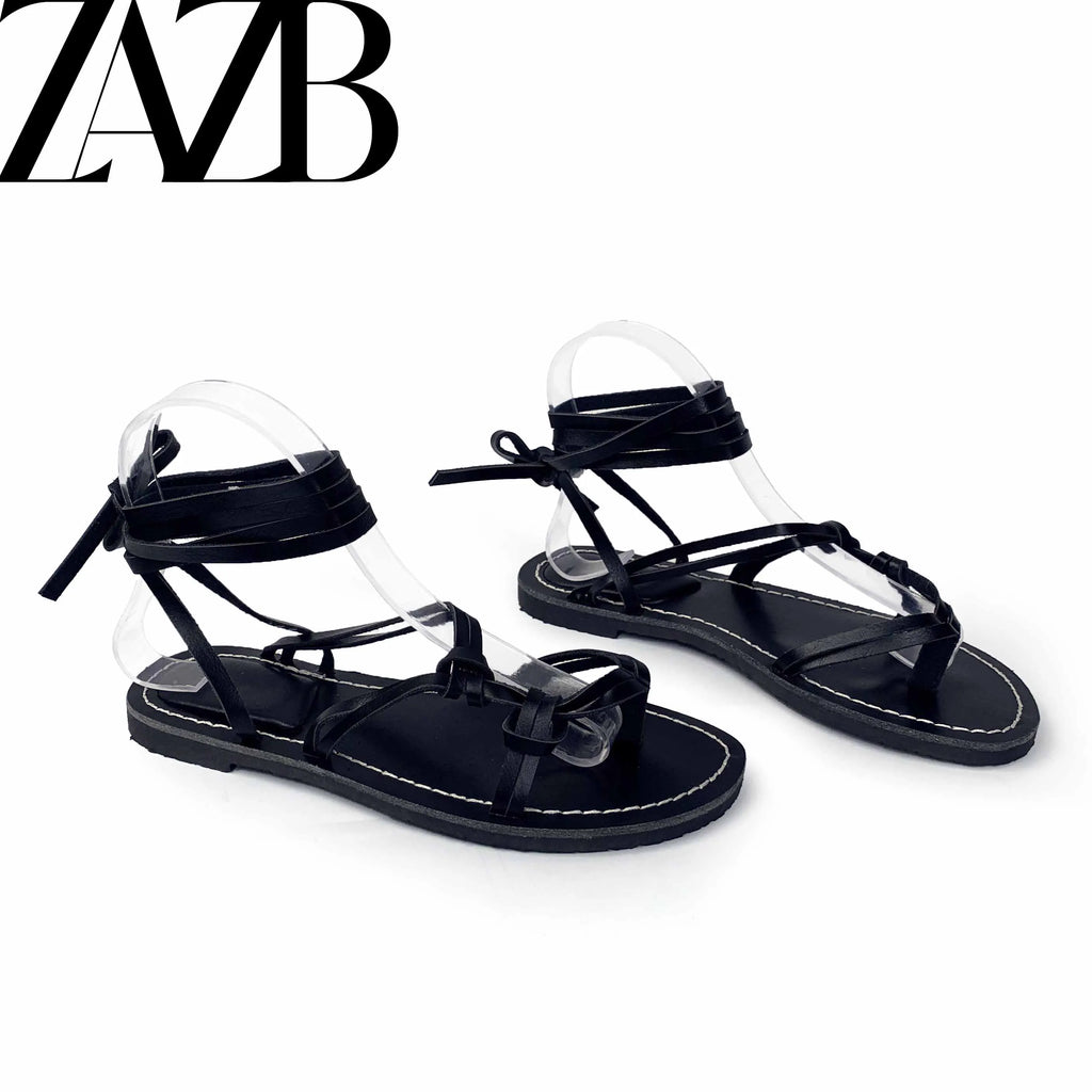 Custom  Summer Solid Color Designer Shoes Sandals for Women and Ladies Flat Shoes Luxury  Femmes Fashion