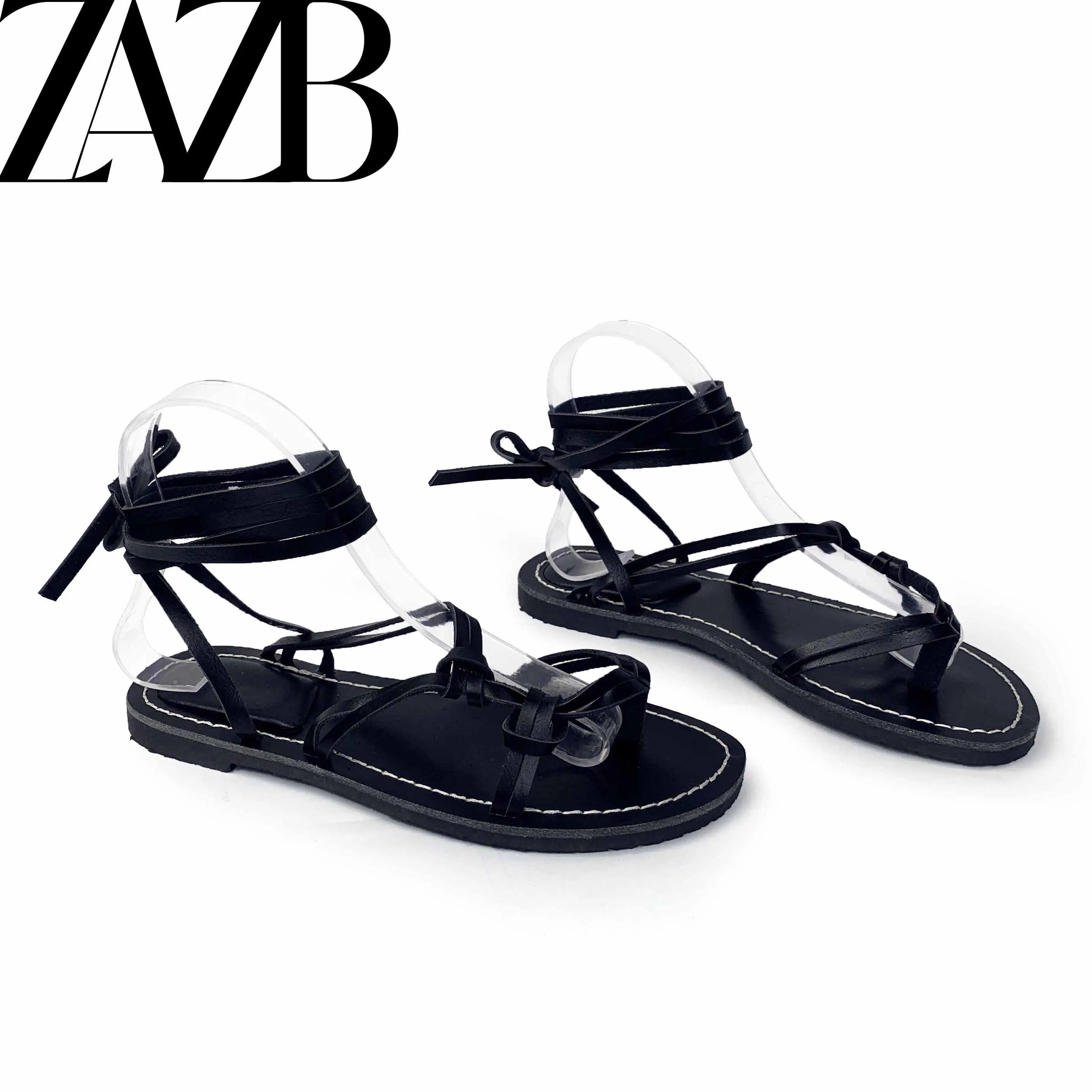 Custom  Summer Solid Color Designer Shoes Sandals for Women and Ladies Flat Shoes Luxury  Femmes Fashion