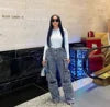 Bettergirl Wholesale Ready to Ship Wide Leg Pants Ladies Baggy Casual Femmes Pantalon Women Denim Cargo Jeans Women