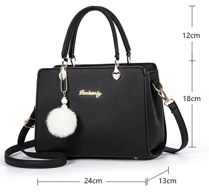 2022 PU Leather High Quality Luxury Lady Tote Shoulder Bags Best Minimalism Handbags for Women With Bulb