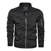 Custom 2022 Fall Winter Stand Collar Men's Jacket Windproof Autumn Long Sleeve Casual Coat and Bomber Jacket