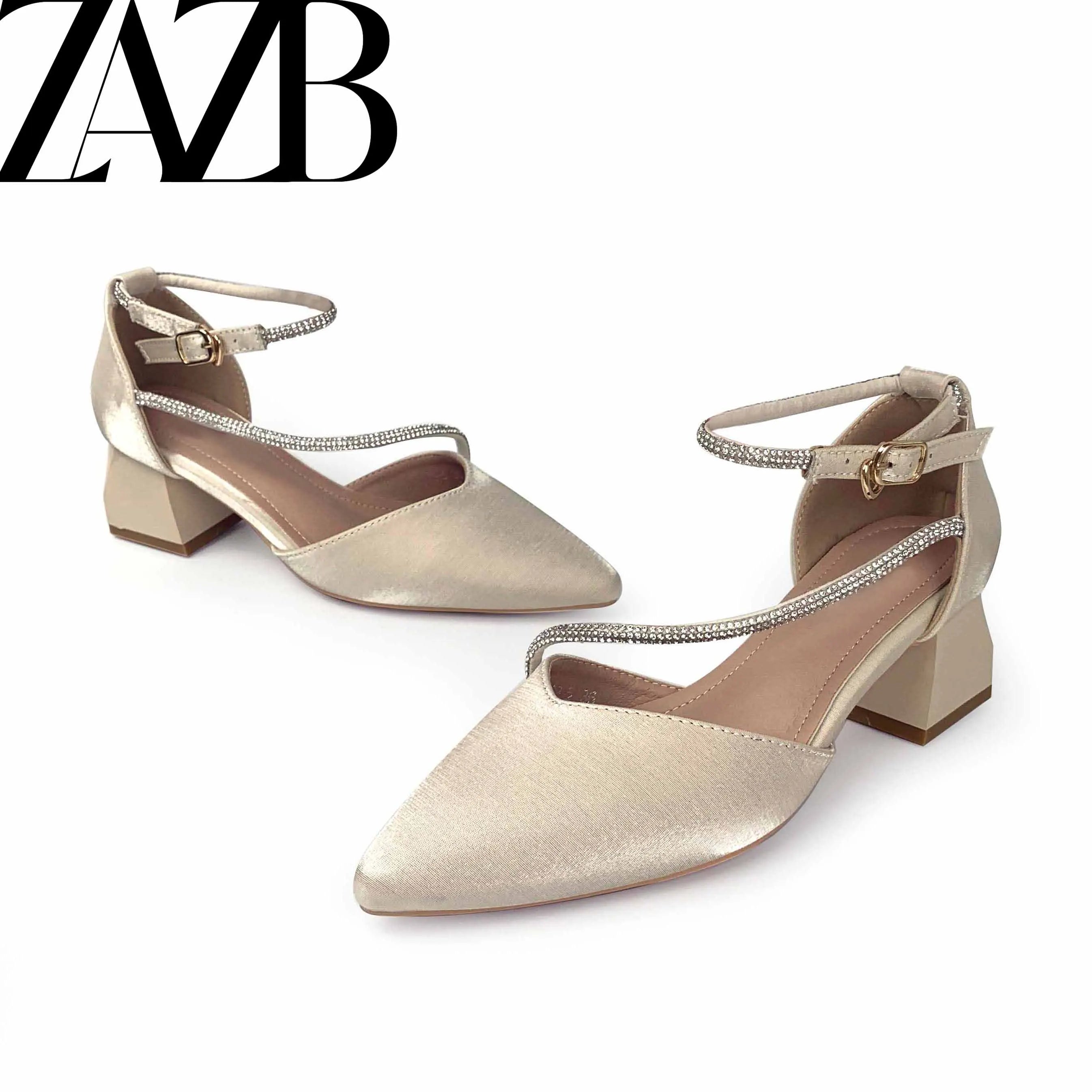 Custom square Designer Shoes Summer  Sandals  Women and Ladies High Heels Luxury  Femmes Fashion