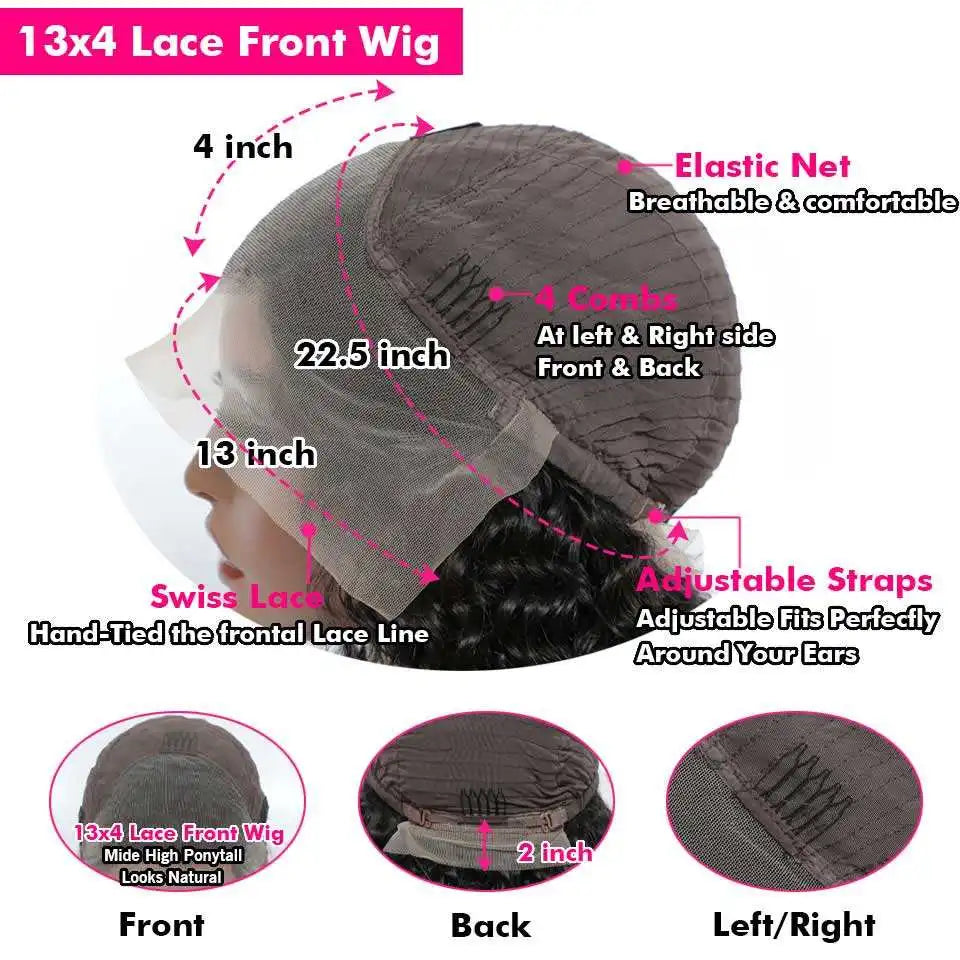 Super Double Drawn Natural Color Bob Wigs for Lace Frontal Human Hair Wig SDD Bone Straight Perruques Femmes Wholesale Lace Wigs