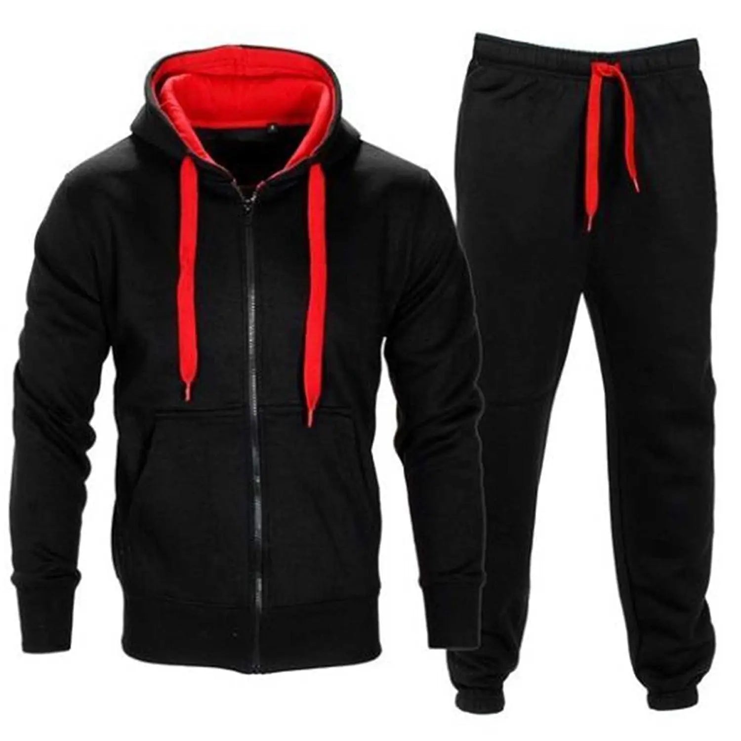 Liu Ming Custom Logo 2025 New Style Autumn Winter Men s Jogging Outdoor Zipper Tracksuit Hooded Sweatshirt Sweatpants Set