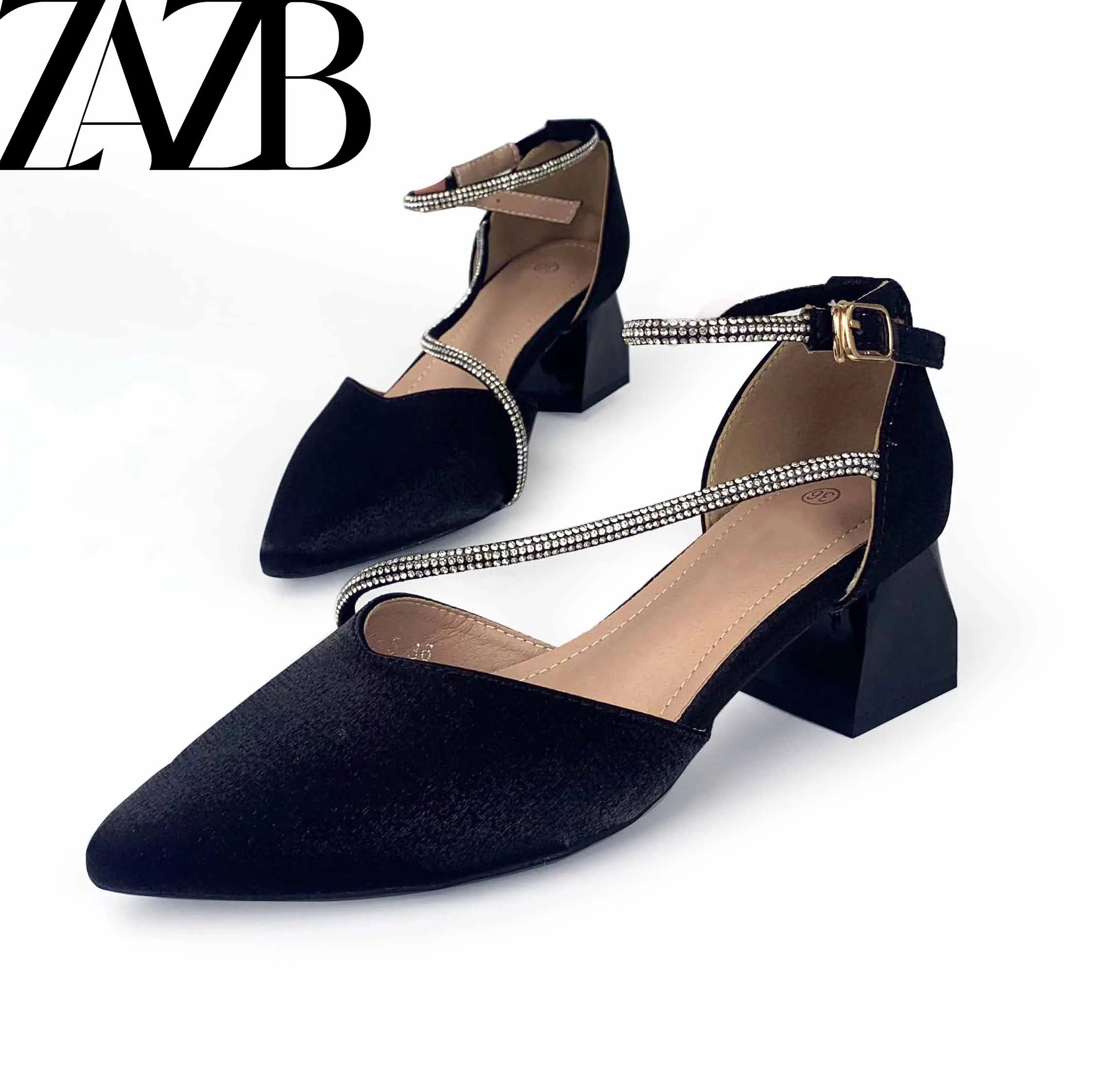 Custom square Designer Shoes Summer  Sandals  Women and Ladies High Heels Luxury  Femmes Fashion