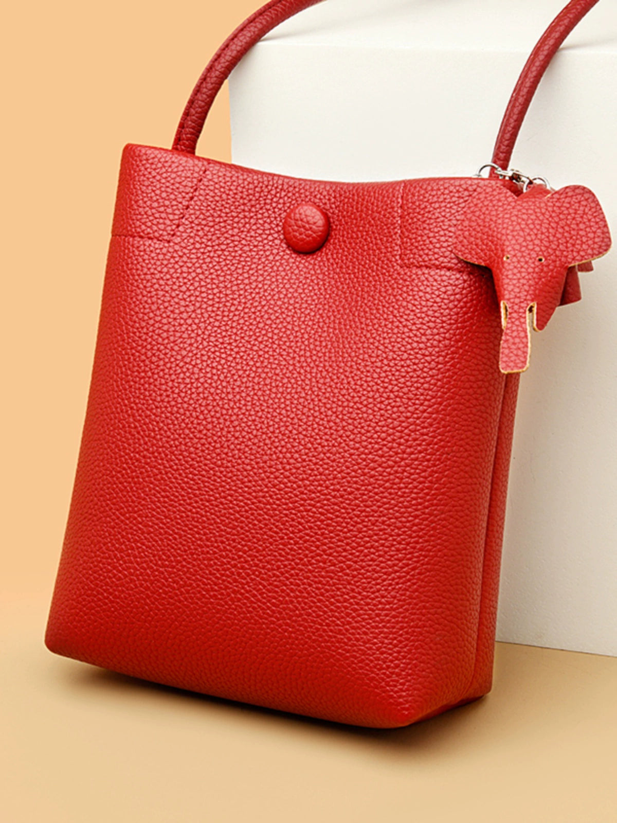 Leather Mini Lightweight Mobile Phone Bag 2025 New Arrival Middle-Aged and Elderly Shopping Wallet Minimalist Soft Leather Cross-Body Bag Leisure Bag