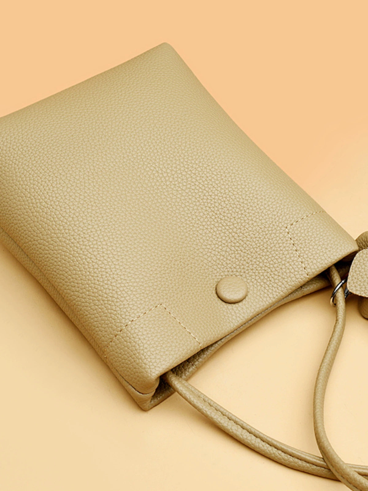 Leather Mini Lightweight Mobile Phone Bag 2025 New Arrival Middle-Aged and Elderly Shopping Wallet Minimalist Soft Leather Cross-Body Bag Leisure Bag