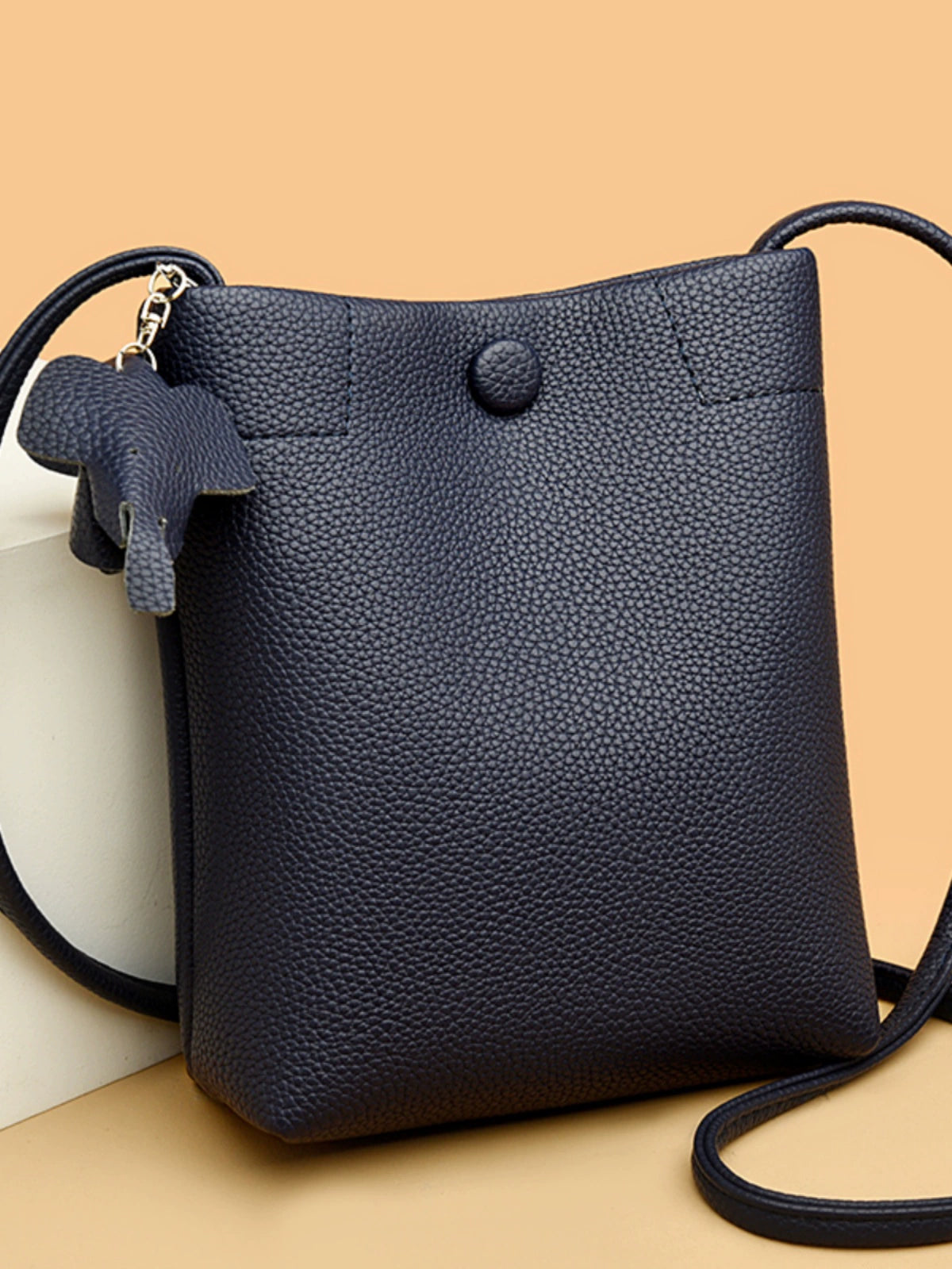 Leather Mini Lightweight Mobile Phone Bag 2025 New Arrival Middle-Aged and Elderly Shopping Wallet Minimalist Soft Leather Cross-Body Bag Leisure Bag