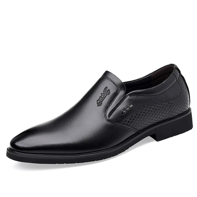 Classic Car Leather Shoes Men's Leather Spring & Fall Breathable Business Formal Wear Suit Shoes Men's Shoes Work Shoes Height Increasing Leather Shoes Men