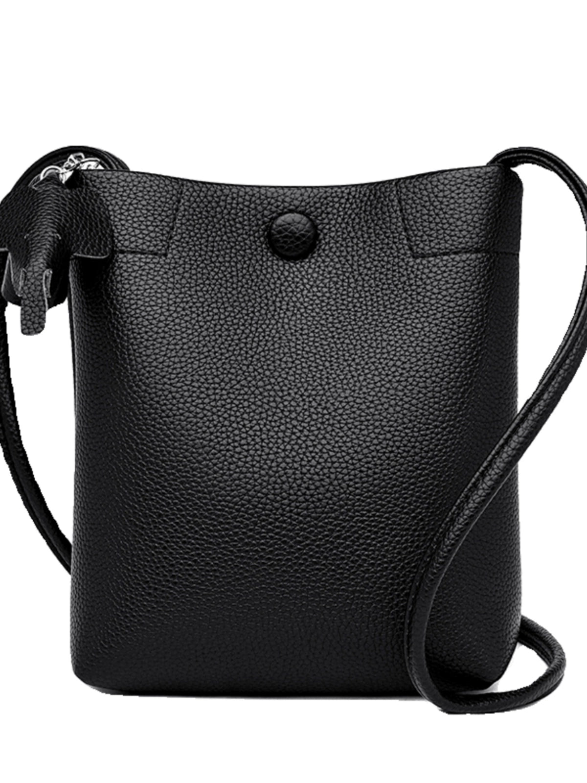 Leather Mini Lightweight Mobile Phone Bag 2025 New Arrival Middle-Aged and Elderly Shopping Wallet Minimalist Soft Leather Cross-Body Bag Leisure Bag