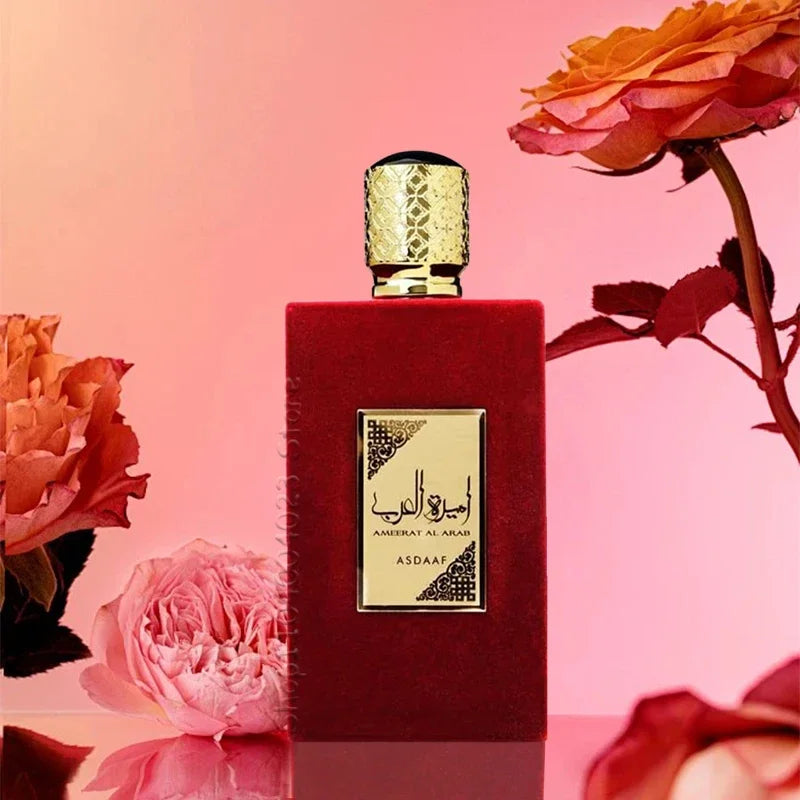 100ml Lattafa Asdaaf Ameerat Al Arab Eau de Parfum | Authentic Arabian Fragrance | Longlasting, Attractive Scent for Women