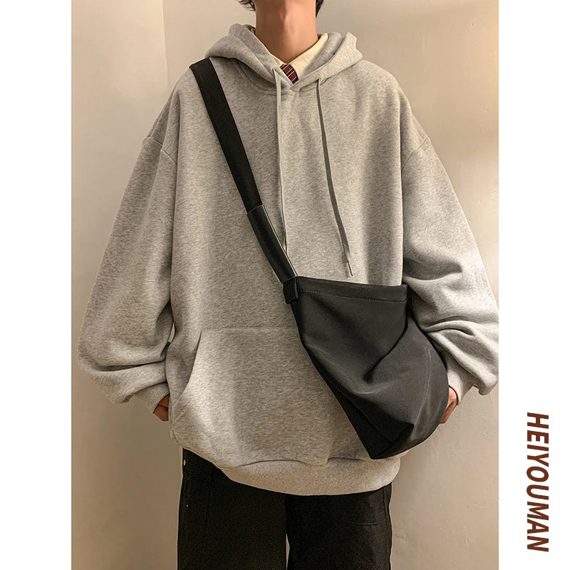 6 Colors Spring Autumn Hoodie Men Harajuku Fashion Casual Oversized Hoodies Couples Loose Hooded Sweatshirt Streetwear