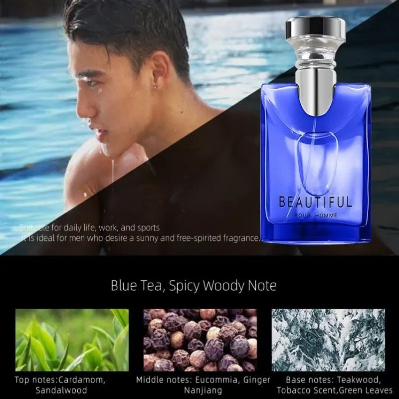 Fascination Man Perfume 100ml Long Lasting Cologne Fragrance Tea Scent Pheromone For Men Original Fragrance Spray Parfum Hombre