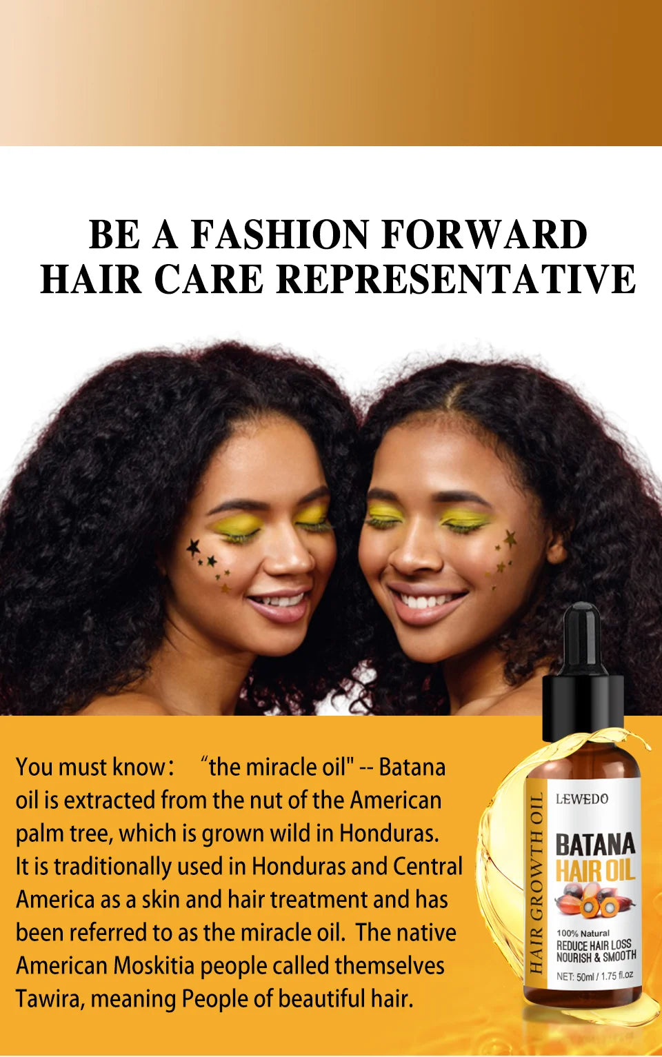 Hair Growth Batana Oil Serum Fast Growing Hair Essential Oil Beauty Hair Care Anti-Hair Loss Essence Natural Repair Damaged Hair