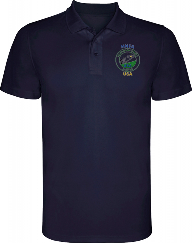polo blanc bleu
